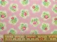 Dainty Flowers, Baby Pink, 100% Cotton Curtain / Soft Furnishing / Dressmaking Fabric